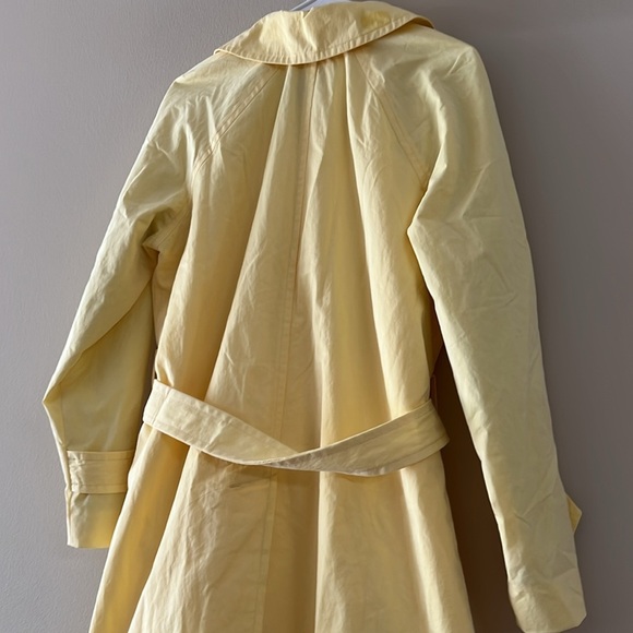 Madewell Belted Yellow Spring Trench Coat in Candlelight - Picture 8 of 11